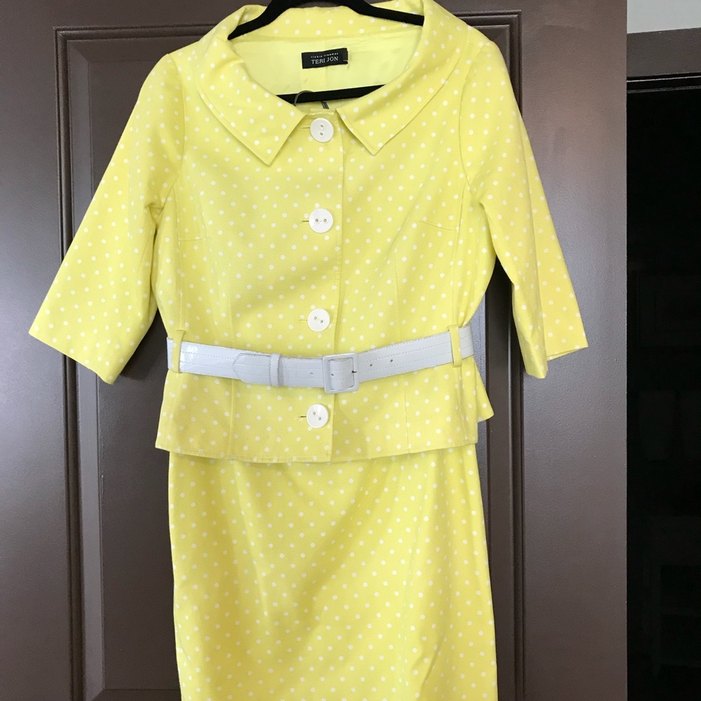 TerriJon yellow cotton suit